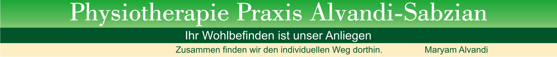 Physiotherapie Praxis Alvandi-Sabzian